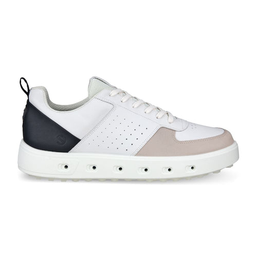 Ecco Street 720 Mens Spikeless Golf Shoes 2025 - 111704-61039 White / Black / Gravel EU42 UK8-8.5