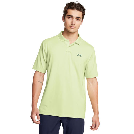 Under Armour Performance 3.0 Golf Polo Shirt 2024 1377374-383 Retro Green / Green 383 M 