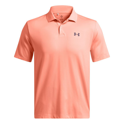 Under Armour Performance 3.0 Golf Polo Shirt 2024 1377374-897 Flare Orange / Midnight Navy 897 S 