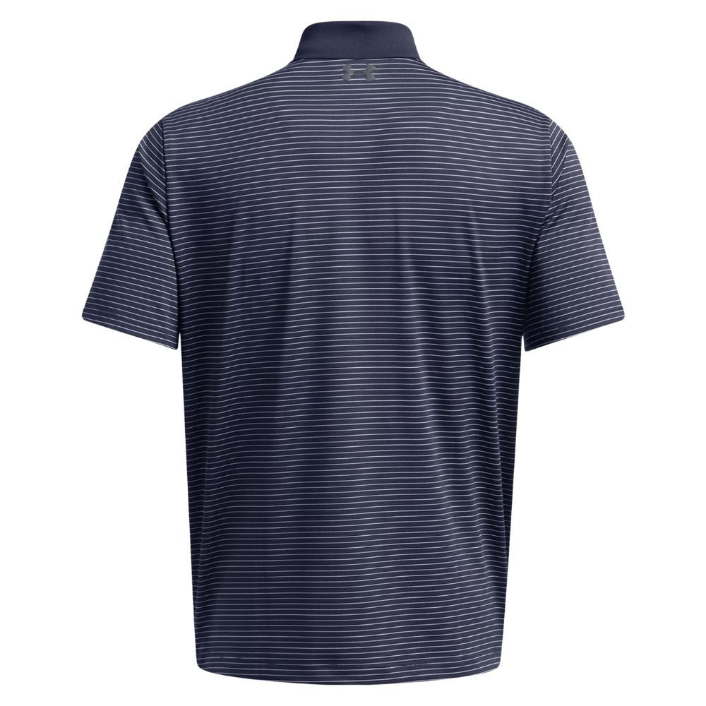 Under Armour Performance 3.0 Stripe Golf Polo Shirt - 1377376-416