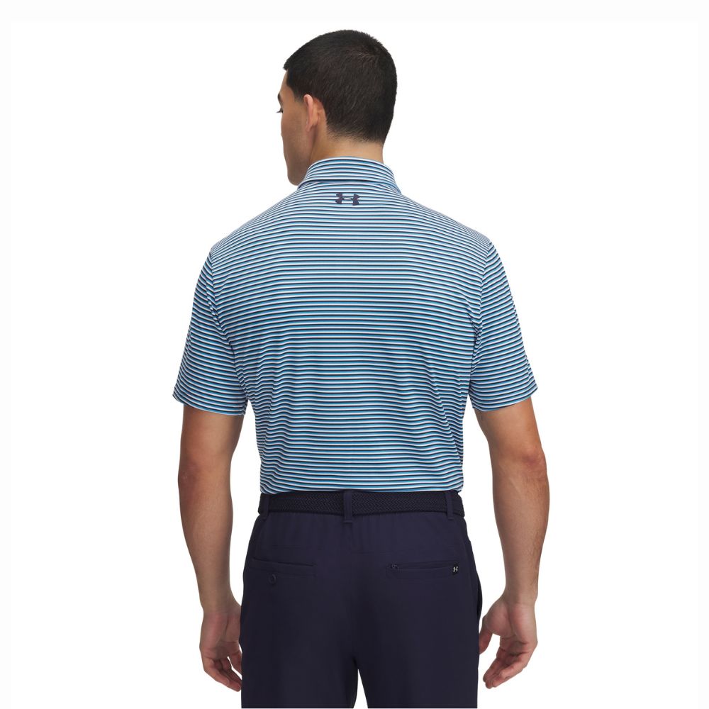 Under Armour Playoff 3.0 Stripe Golf Polo Shirt 2025 - 1378676-452