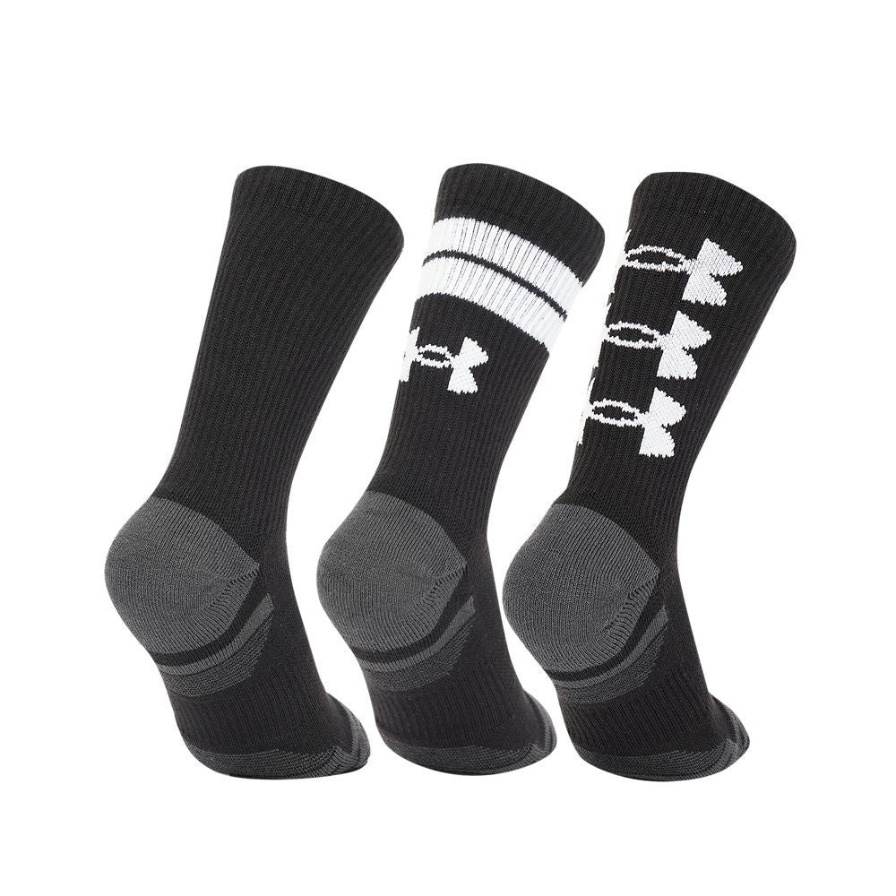 Under Armour Performance Tech Crew Socks - 3 Pack 2024 1379515-002   