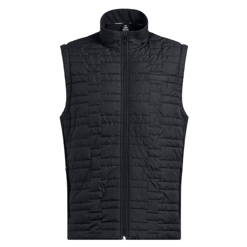 Under Armour Drive Pro Insulated Golf Vest 2024 1385830-001 Black / Metallic Silver 001 M 