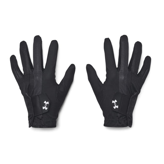 Under Armour Storm Golf Gloves Pairs - 1386227-001 Black / Black / White 001 S