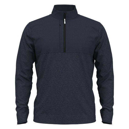 Under Armour Drive Storm SweaterFleece 1/2 Zip Pullover Golf Top 2024 1387121-410 Midnight Navy / Downpour Grey / White 410 M 