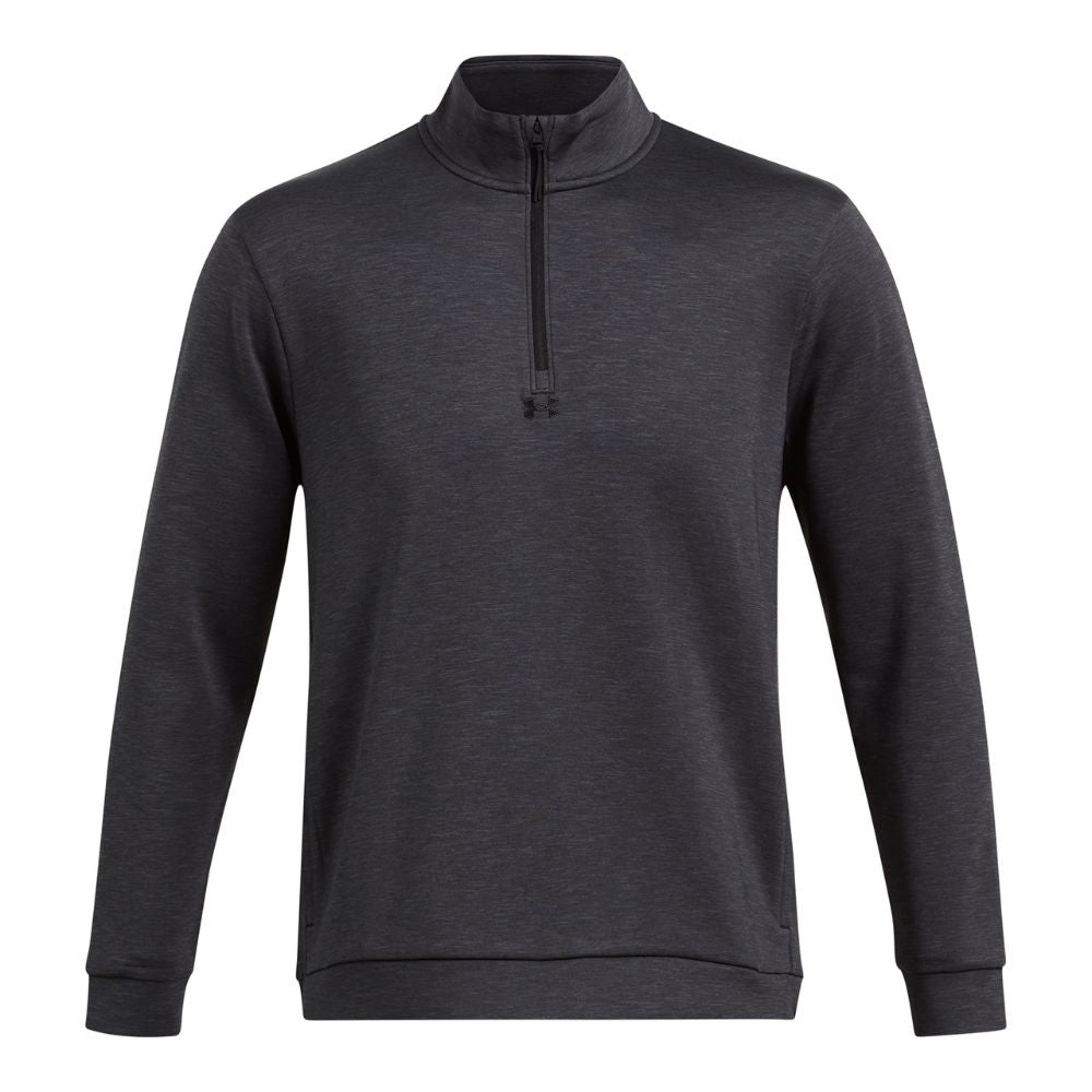 Under Armour Drive Midlayer Mens Golf Pullover 2025 - 1387124-001 Black / Anthracite / Black 001 M