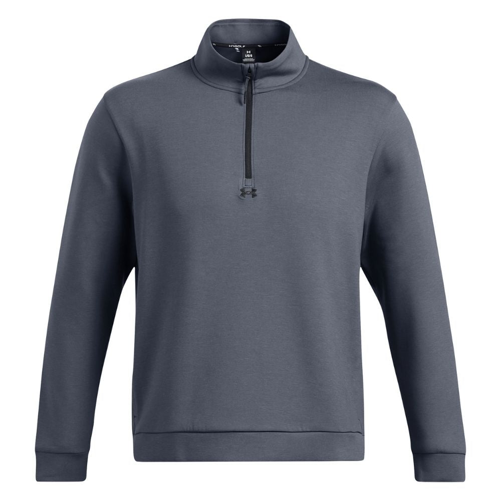 Under Armour Drive Midlayer Mens Golf Pullover 2025 - 1387124-044 Downpour Grey / Gravel / Downpour Grey 044 M