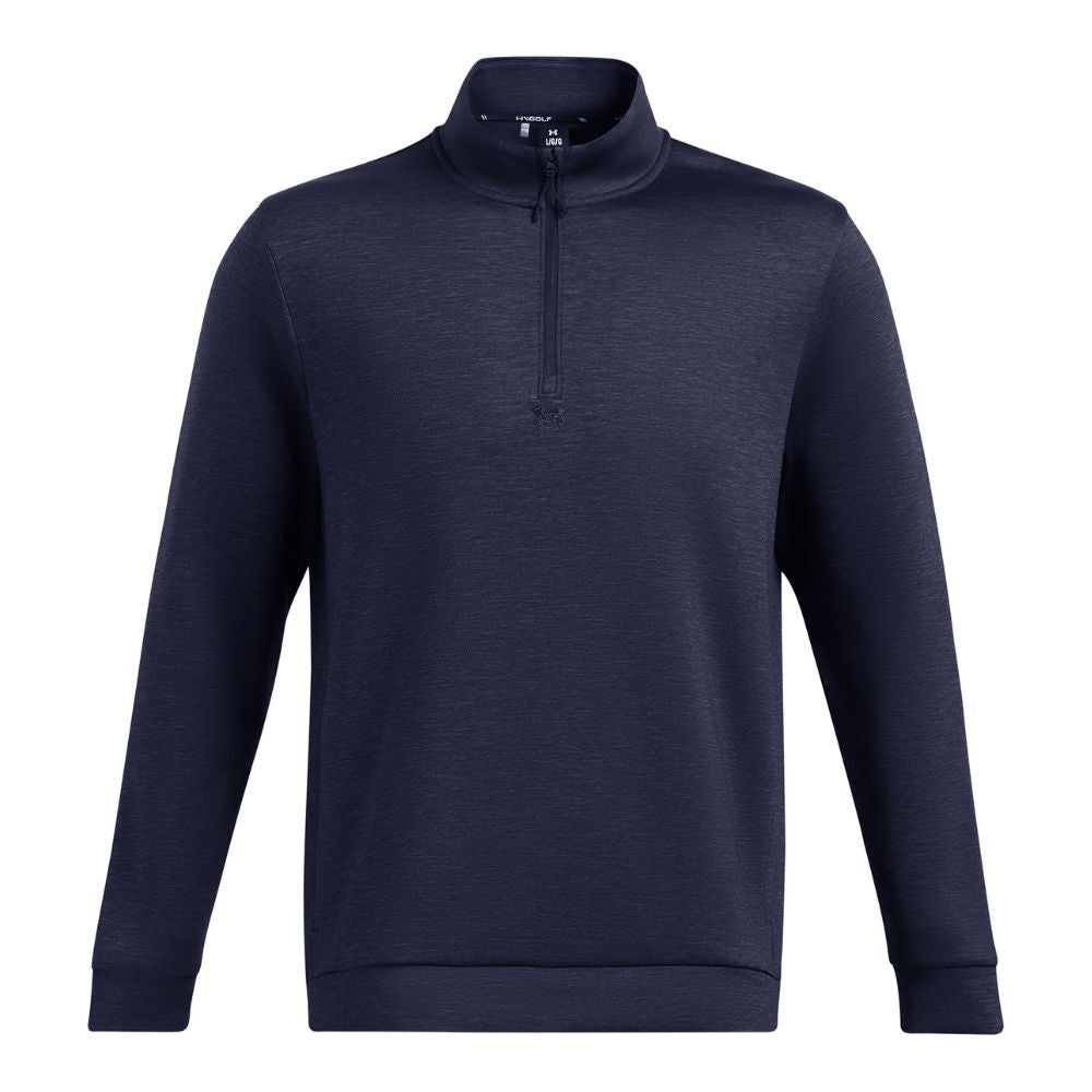 Under Armour Drive Midlayer Mens Golf Pullover 2025 - 1387124-410 Midnight Navy / Midnight Navy 410 M