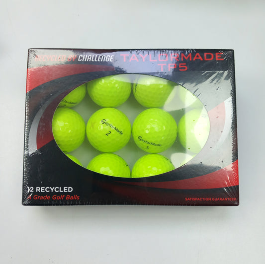 TaylorMade TP5 Rewashed Golf Balls - Yellow Yellow