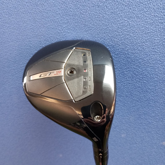 Titleist Golf GT3 Mens Right Hand 15 Degree Fairway Stiff Pre Owned