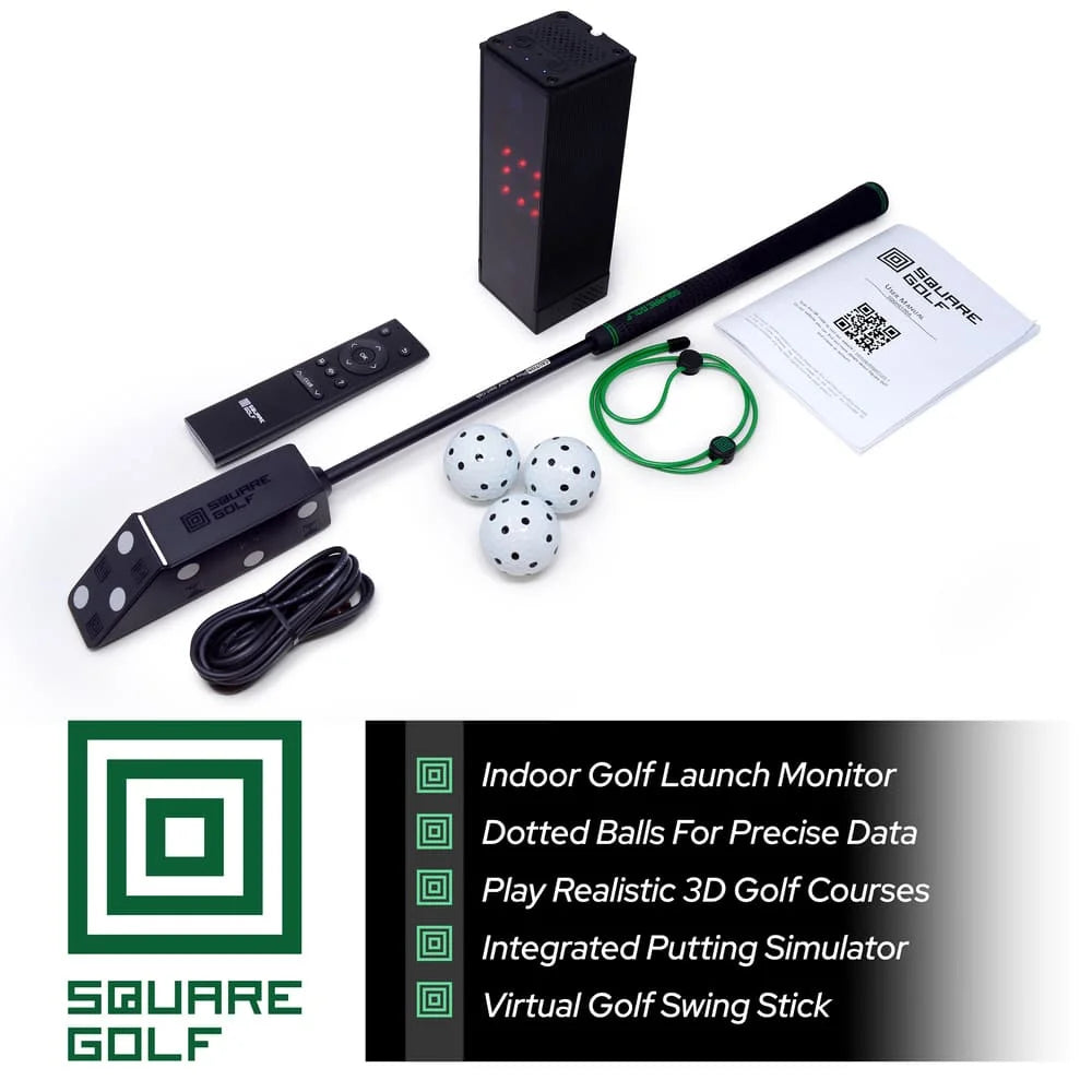 Square Golf Launch Monitor - Accurate Club & Ball Data