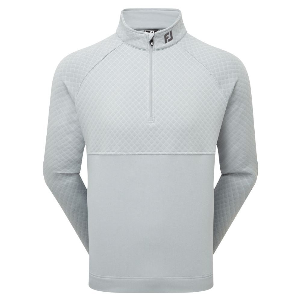 Footjoy Jacquard Thermal Chillout Pullover Golf Top - 31970 Grey M