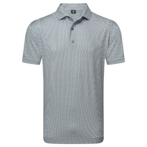 FootJoy Liberty Houndstooth Geo Lisle Golf Polo 2025 - 34006