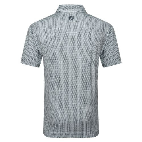 FootJoy Liberty Houndstooth Geo Lisle Golf Polo 2025 - 34006