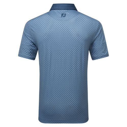 FootJoy Seabrook Checkered Jacquard Golf Polo Shirt 2025 - 34013