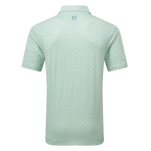 FootJoy Valencia Figure Print Lisle Golf Polo Shirt 2025 - 34053