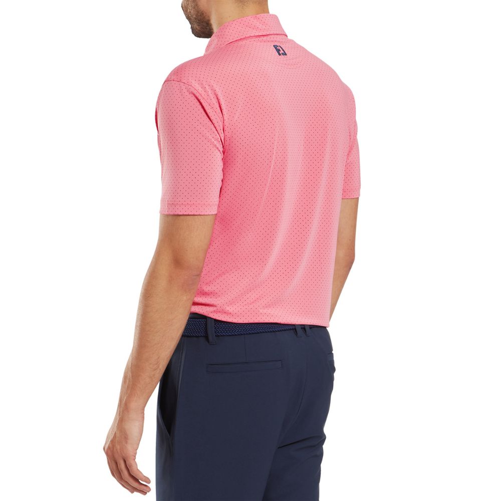 FootJoy Stretch Lisle Dot Print Golf Polo Shirt 2025 - 34125