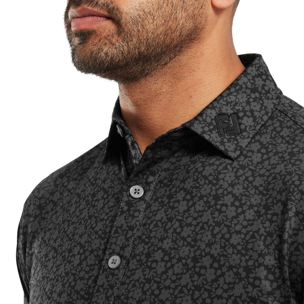 FootJoy Painted Floral Lisle Golf Polo Shirt 2025 - 34128