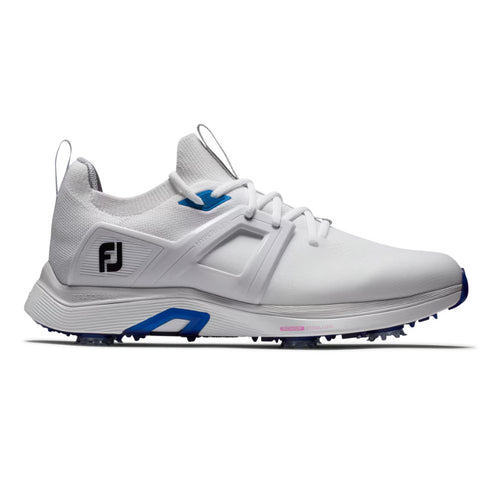 FootJoy Hyperflex Mens Spiked Golf Shoes 2024 - 51118 White / Blue / Pink 6 