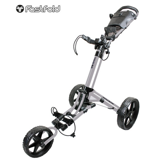 FastFold Trike 2.0 3 Wheel Golf Trolley Silver/Black