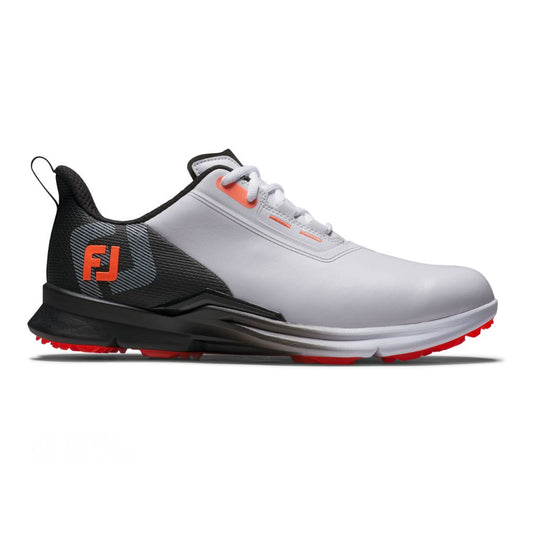 FootJoy Fuel Mens Spikeless Golf Shoes - 55420 White / Black / Red 7