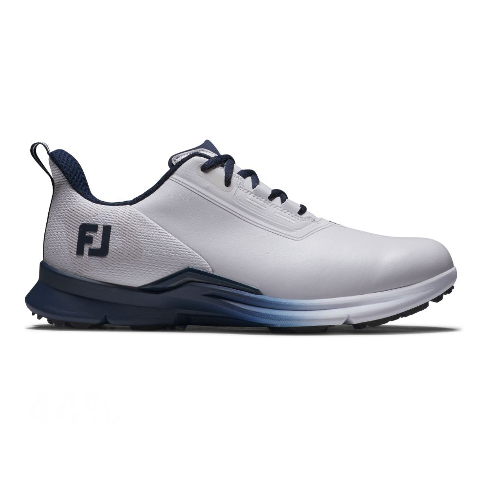 FootJoy Fuel Mens Spikeless Golf Shoes - 55422 White / Navy / Blue 7