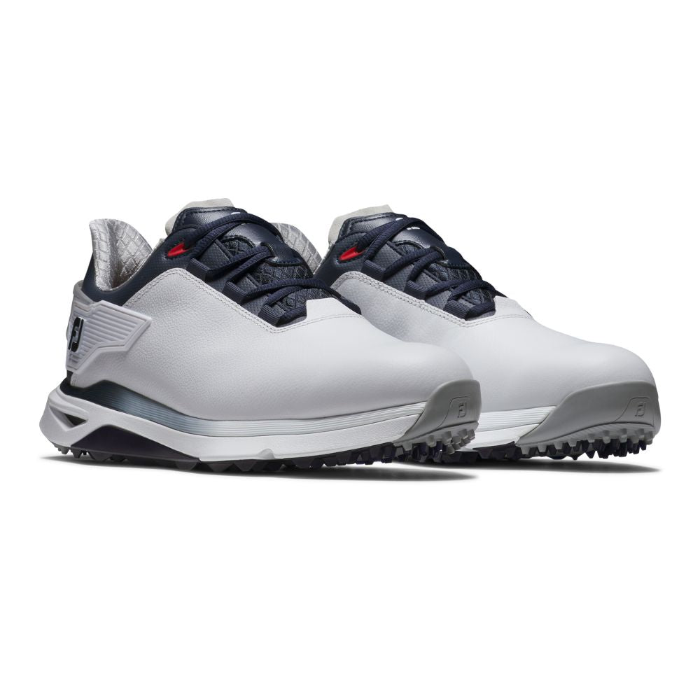 FootJoy Pro SLX Mens Spikeless Golf Shoes 56939 - White Navy Red