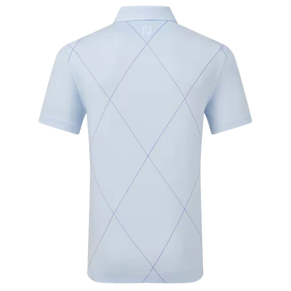 Footjoy Raker Print Mist Pique Golf Polo Shirt 81605   