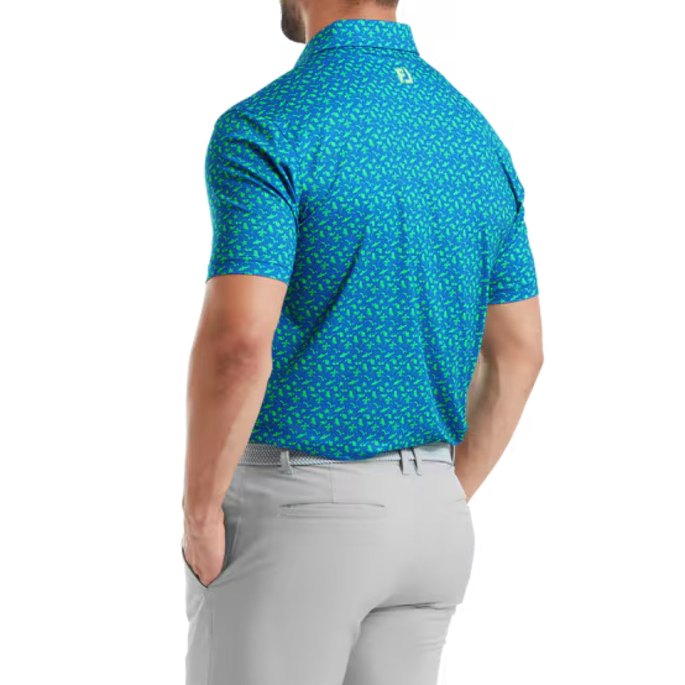 FootJoy Beach Print Lisle Golf Polo Shirt 82181   