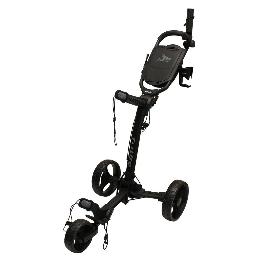 Axglo TriLite 3 Wheel Push Trolley + FREE GIFTS worth £40 Black/Black  