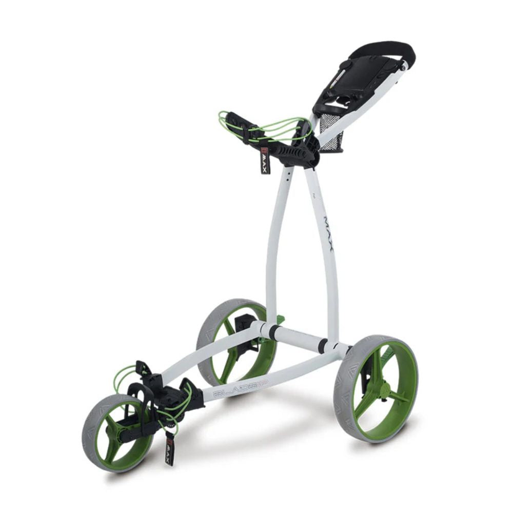 Big Max Blade IP Deluxe Golf Trolley White / Lime  