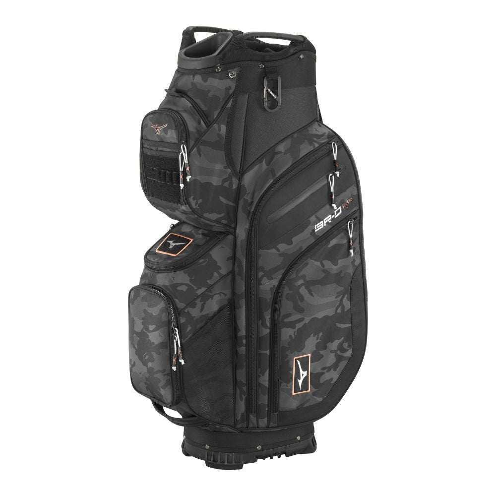 Mizuno BR-D4 25 Cart Bag 2024 - Black Camo Copper Black Camo / Copper  