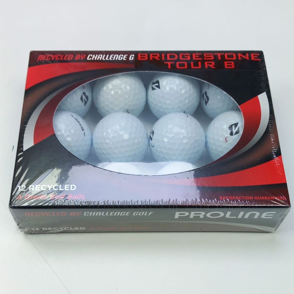 Bridgestone Tour B Grade A Rewashed Golf Balls - White White