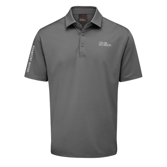 Oscar Jacobson Bullock Tour Mens Golf Polo Shirt 2024 - Pewter Pewter M 