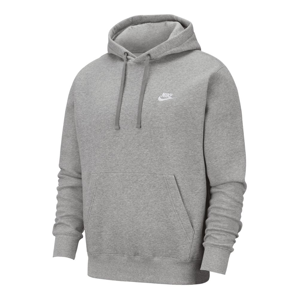 Nike NSW Club Golf Hoodie 2024 - BV2654 - 063 Dark Grey Heather / Matte Silver / White 063 M 