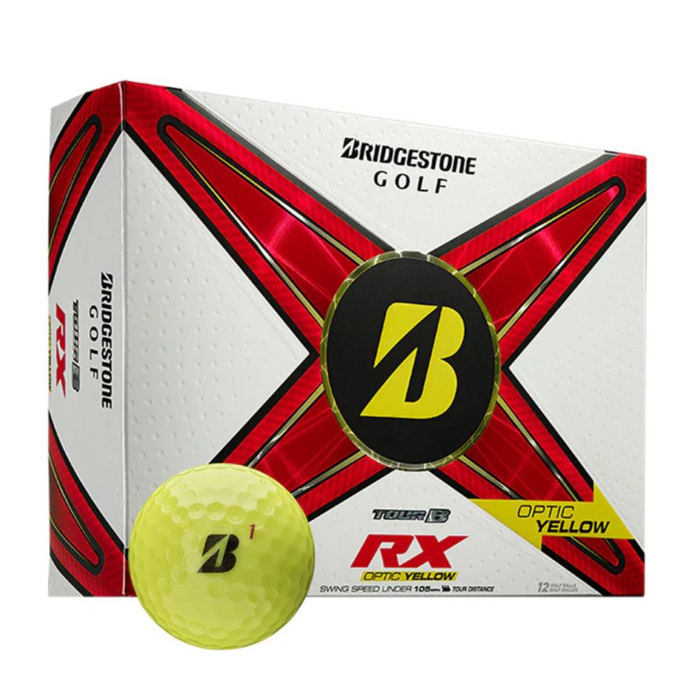 Bridgestone Tour B RX Golf Balls - Optic Yellow Optic Yellow