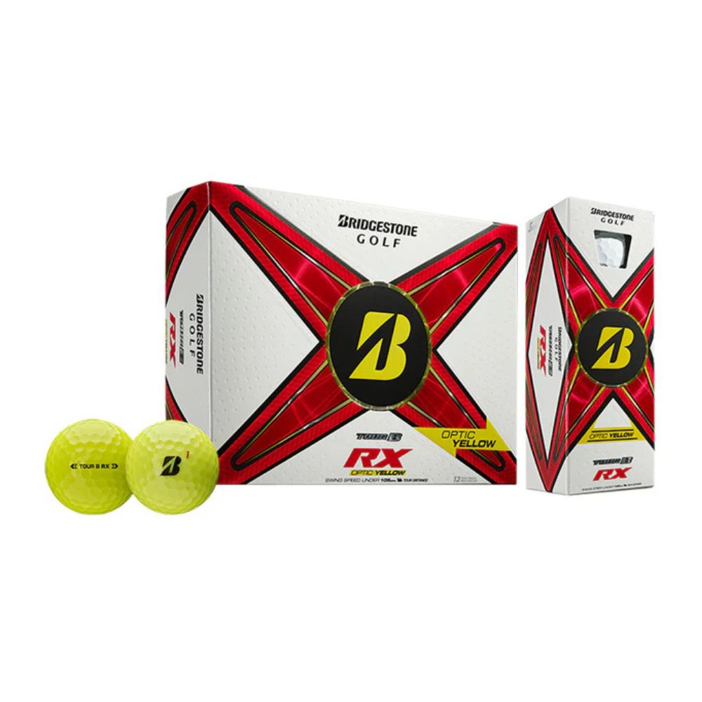 Bridgestone Tour B RX Golf Balls - Optic Yellow