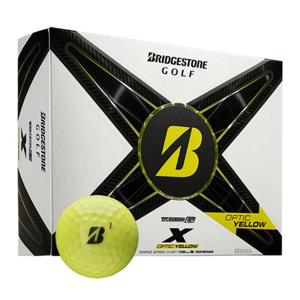 Bridgestone Tour B X Golf Balls - Optic Yellow Optic Yellow