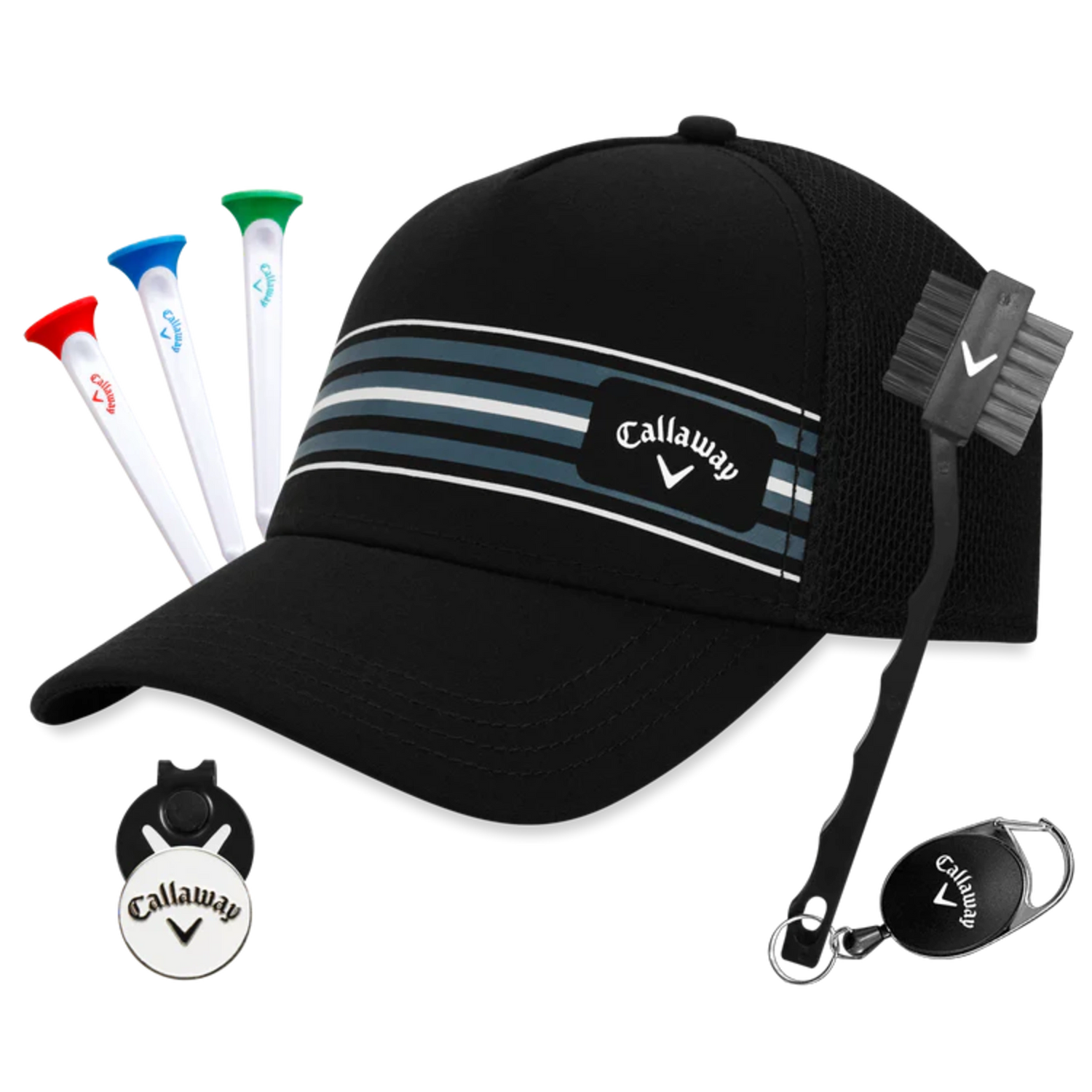 Callaway Golf Hat Gift Set - Black Black