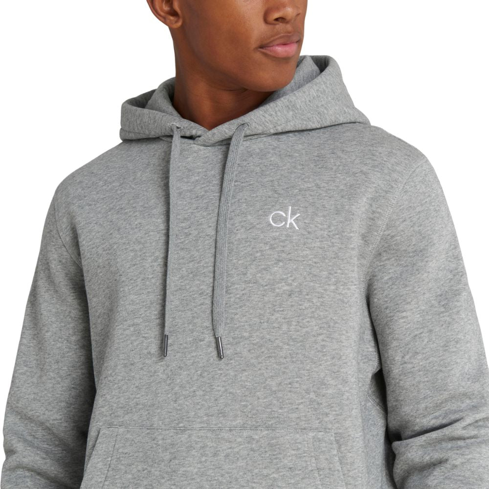 Calvin Klein Planet Pullover Golf Hoodie 2024 C9562 - Grey Marl   