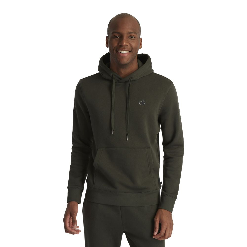 Calvin Klein Planet Pullover Golf Hoodie 2024 C9562 - Hunter Green   