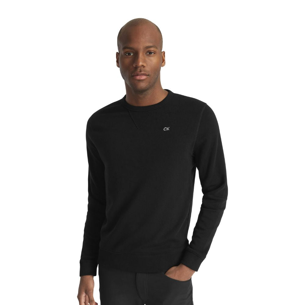 Calvin Klein Ohio Mens Golf Sweater 2025 C9693 - Black