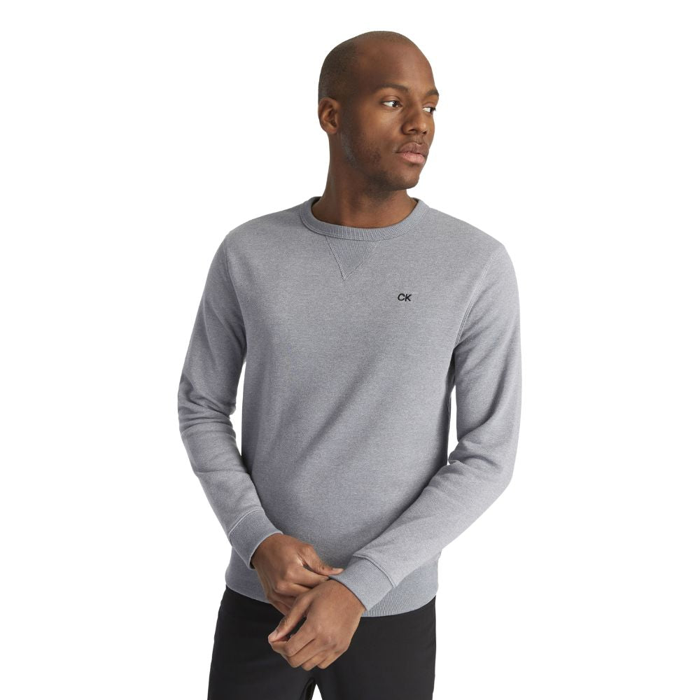 Calvin Klein Ohio Mens Golf Sweater 2025 C9693 - Silver Marl