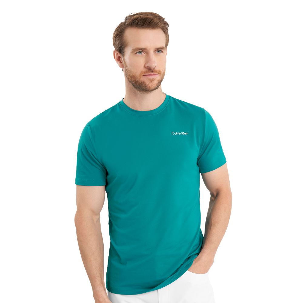 Calvin Klein Newport Golf T Shirt 2025 C9923 - Sea Green