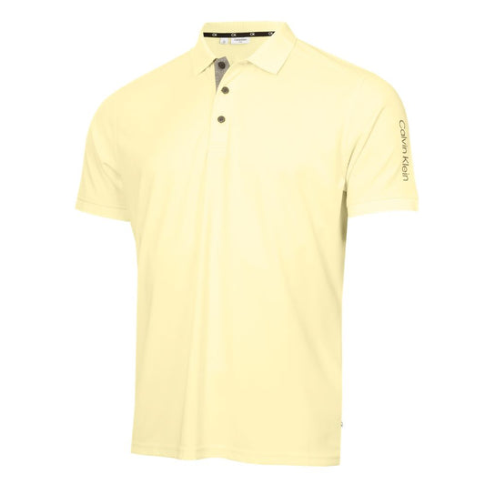 Calvin Klein Club Golf Polo Shirt 2025 C9951 - Lemon Lemon S