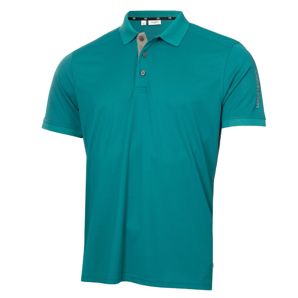 Calvin Klein Club Golf Polo Shirt 2025 C9951 - Sea Green Sea Green S