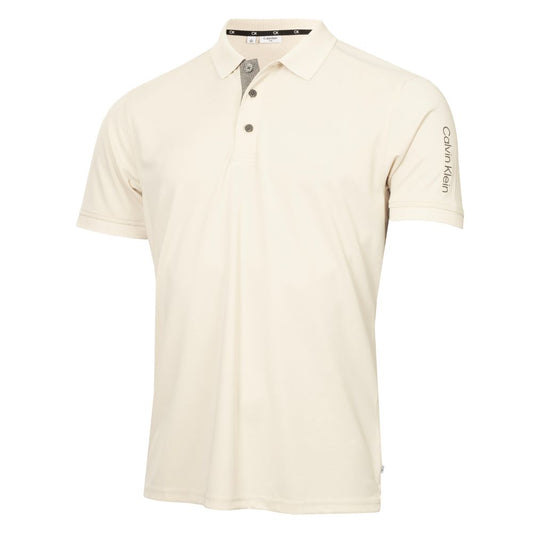 Calvin Klein Club Golf Polo Shirt 2025 C9951 - Turtledove Turtledove S