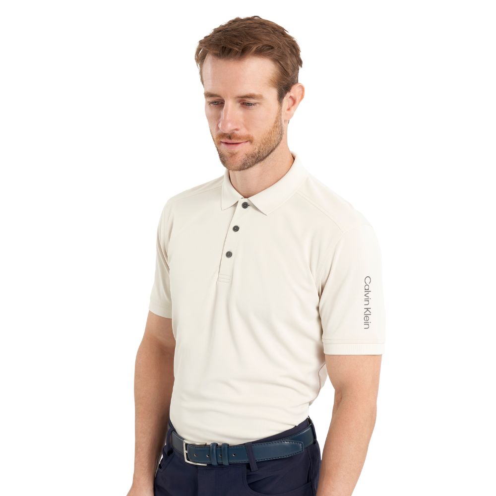 Calvin Klein Club Golf Polo Shirt 2025 C9951 - Turtledove