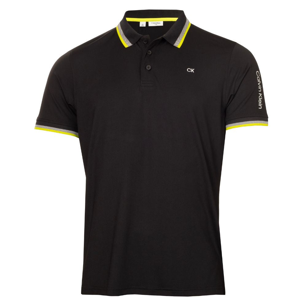 Calvin Klein Response Golf Polo Shirt C9986 Black S 