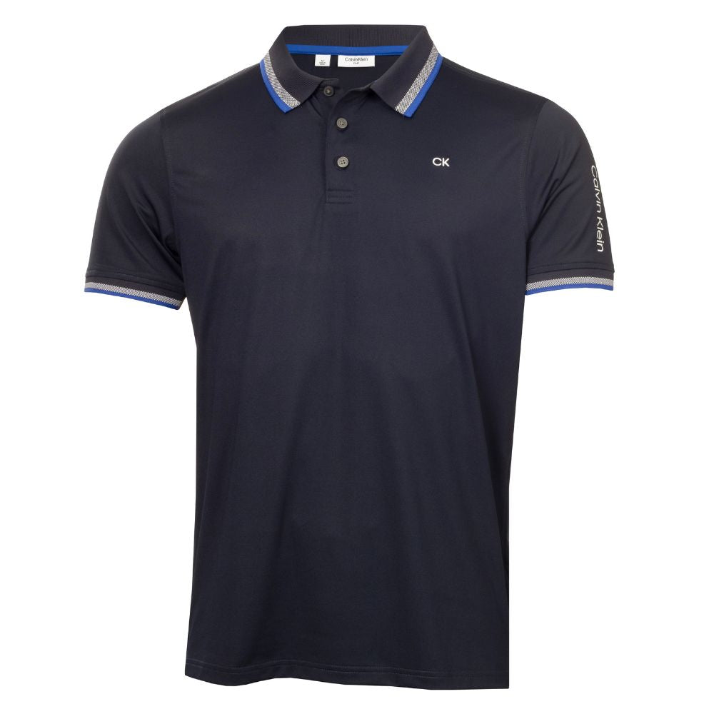 Calvin Klein Response Golf Polo Shirt C9986 Navy Blue S 